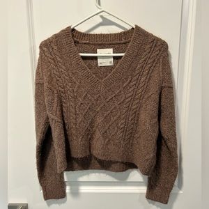 Abercrombie cropped sweater